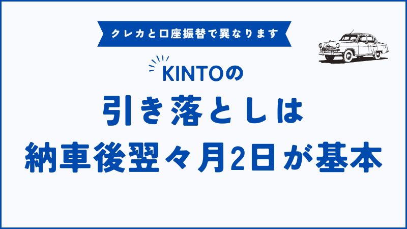 KINTOの引き落とし日はいつ？支払いタイミング・確認方法・注意点を完全解説